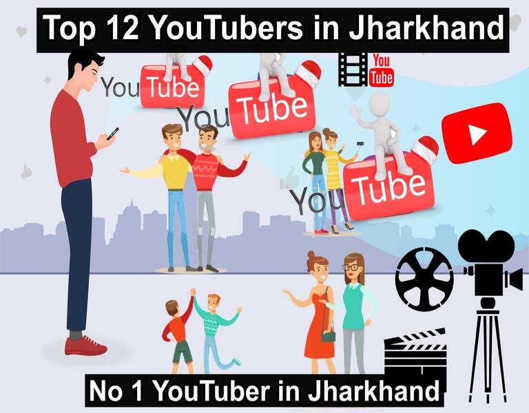 Top 12 YouTubers in Jharkhand - No 1 YouTuber in Jharkhand