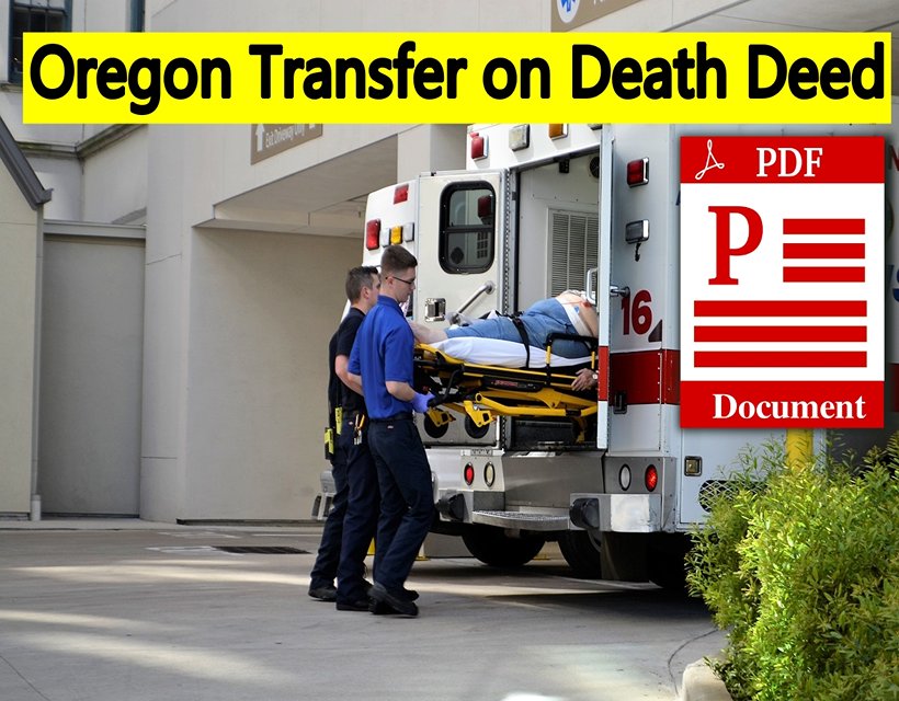 Oregon Transfer on Death Deed Pdf