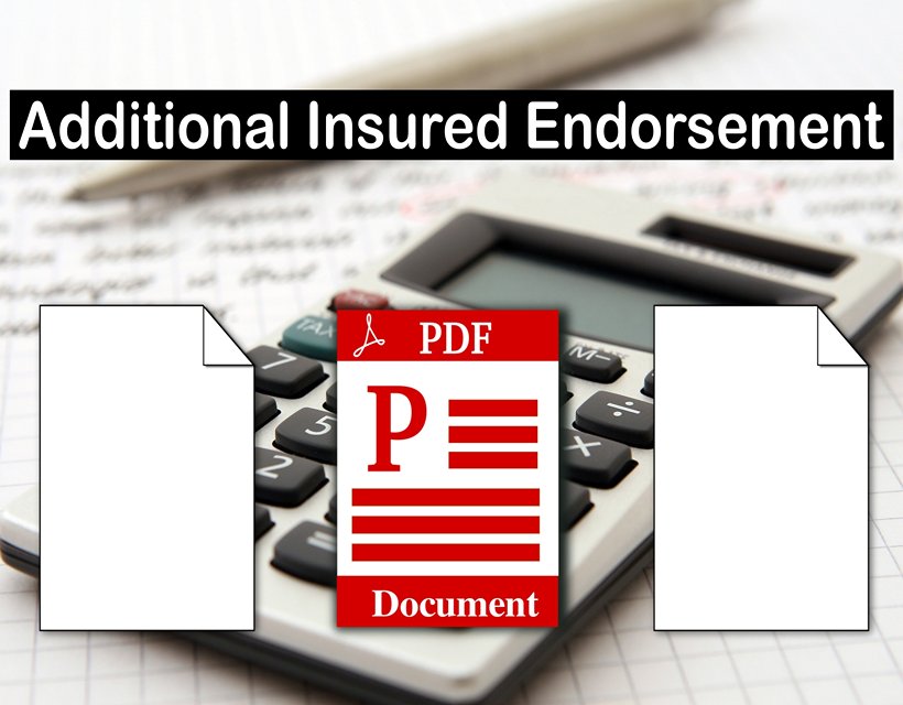 (PDF) Additional insured endorsement pdf